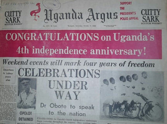 The headline that Morning: October 9, 1966.